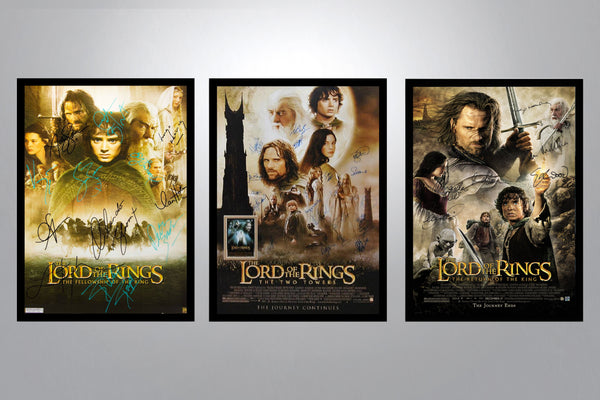 Lord of the Rings Autographed Poster Collection