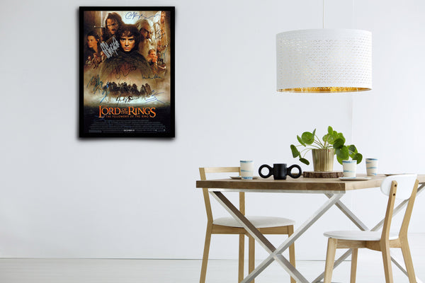 LORD OF THE RINGS: The Fellowship of the Ring - Signed Poster + COA