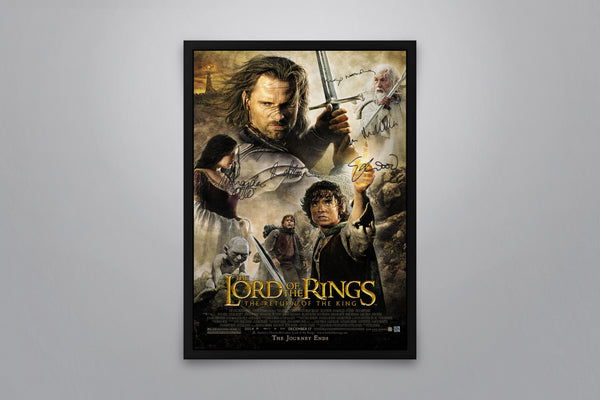 The Lord of the Rings: The Return of the King Signed Poster with COA
