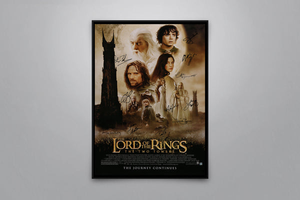 Lord of the Rings Autographed Poster Collection