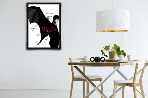 Lucifer Signed Poster with COA