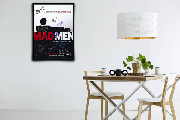 Mad Men Signed Poster with COA