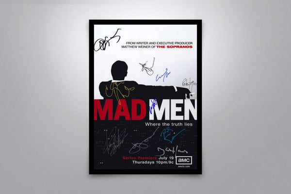 Mad Men Signed Poster with COA