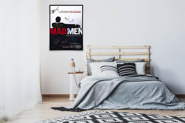 Mad Men Signed Poster with COA