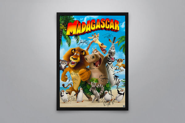 Madagascar Signed Poster with COA