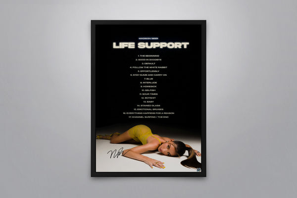 Madison Beer: Life Support - Signed Poster + COA