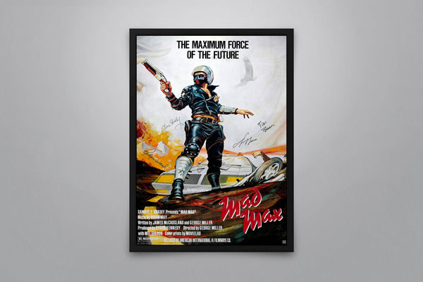 Mad Max Signed Poster with COA