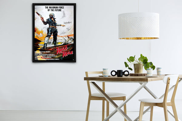 Mad Max Signed Poster with COA