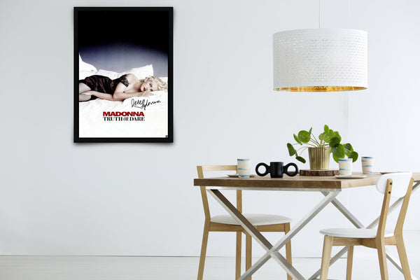 Madonna: Truth or Dare Signed Poster with COA