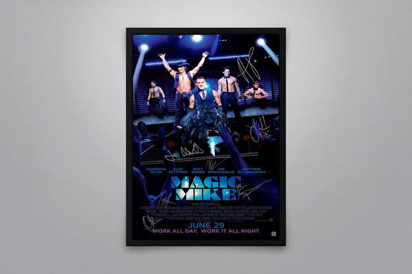 Magic Mike Signed Poster with COA