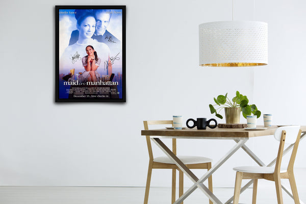 Maid in Manhattan Signed Poster with COA