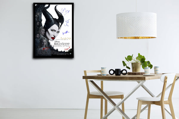 Maleficent Mistress of Evil Signed Poster with COA