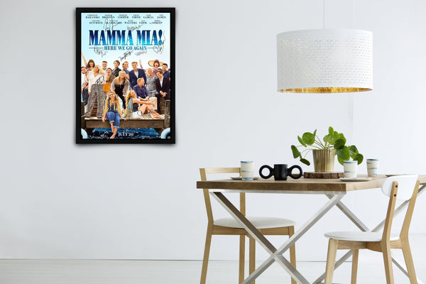 Mamma Mia! Here We Go Again Signed Poster with COA