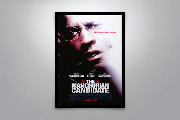 The Manchurian Candidate Signed Poster with COA
