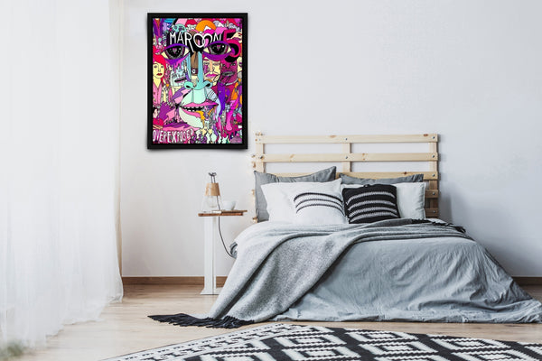 Maroon 5: Overexposed Signed Poster with COA