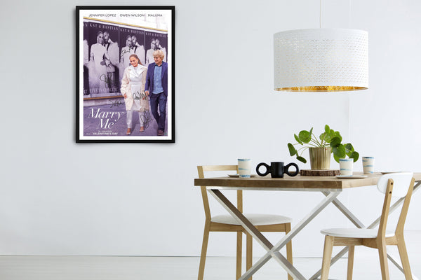 Marry Me Signed Poster with COA
