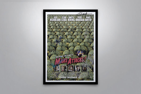 Mars Attacks! Signed Poster with COA