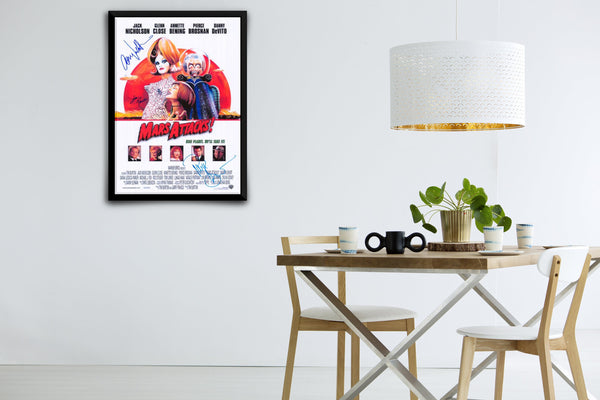 Mars Attacks! Signed Poster with COA