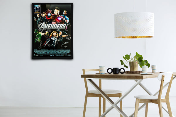 MARVEL'S THE AVENGERS - Signed Poster + COA