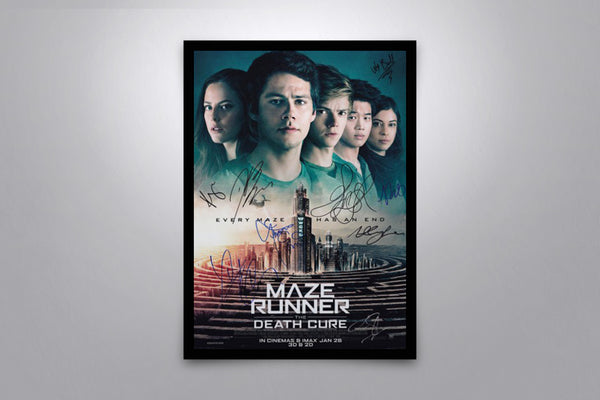 Maze Runner: The Death Cure Signed Poster with COA