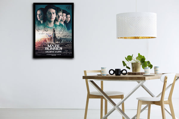 Maze Runner: The Death Cure Signed Poster with COA
