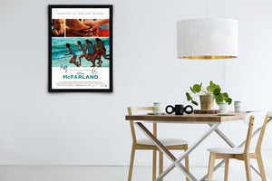 McFarland, USA Signed Poster with COA