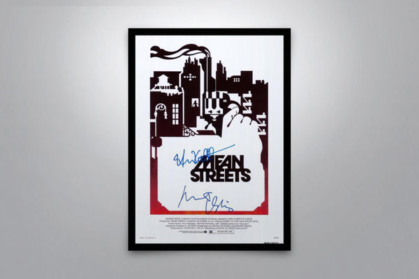 Mean Streets Signed Poster with COA