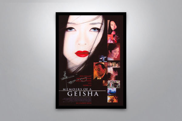 Memoirs of Geisha Signed Poster with COA