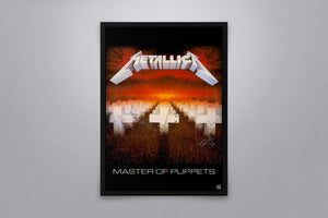 Metallica Signed Poster with COA
