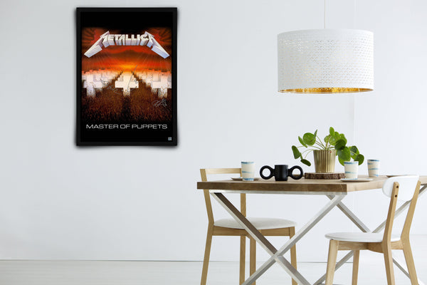 Metallica Signed Poster with COA