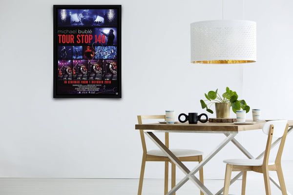Michael Buble: Tour Stop 148 Signed Poster with COA