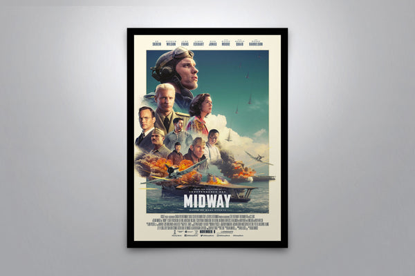 Midway Signed Poster with COA