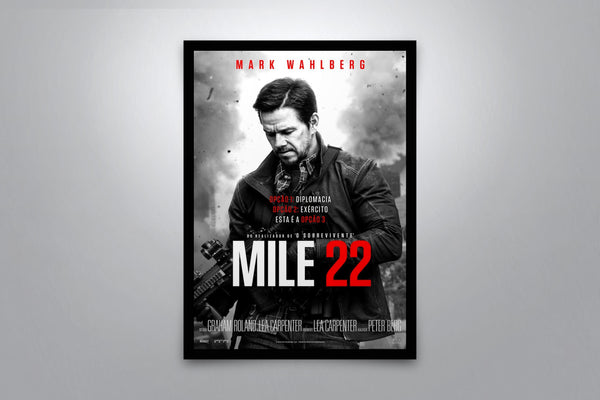 Mile 22 Signed Poster with COA