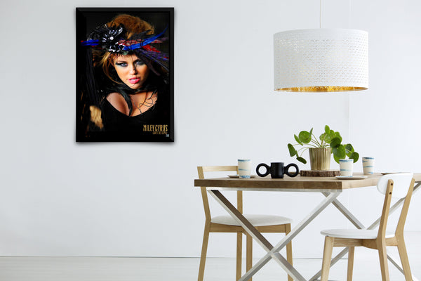 Miley Cyrus: Can't Be Tamed Signed Poster with COA