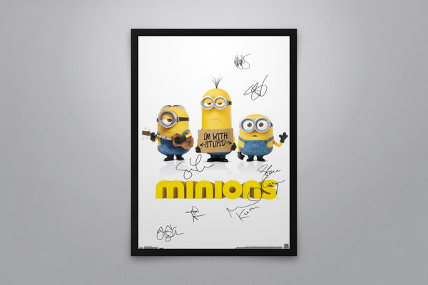 Minions Signed Poster with COA