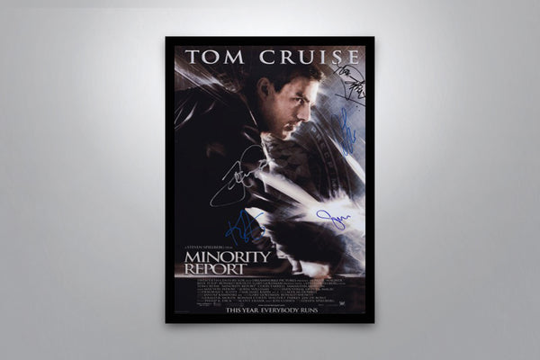 Minority Report Signed Poster with COA
