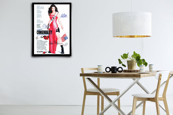 Miss Congeniality Signed Poster with COA