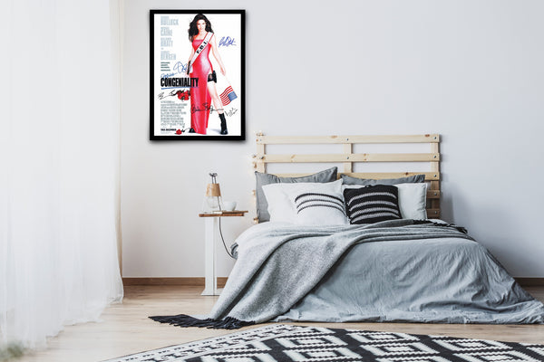Miss Congeniality Signed Poster with COA