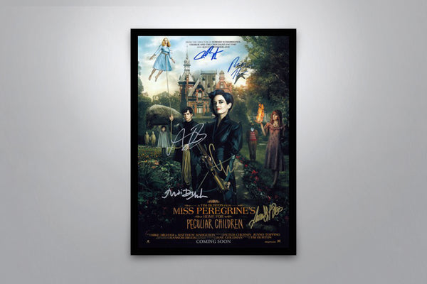 Miss Peregrine's Home for Peculiar Children Signed Poster with COA