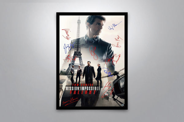 Mission: Impossible - Fallout Signed Poster with COA
