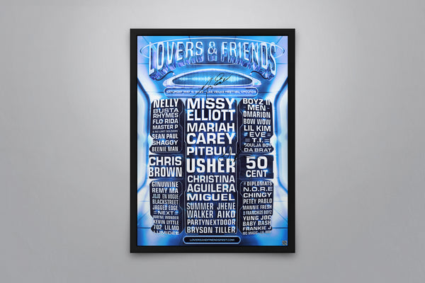 Missy Elliot and Lil Kim: Lovers and Friends Festival 2023 - Signed Poster + COA