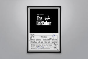 The Godfather Signed Poster with COA