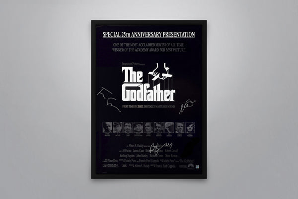 The Godfather 25th Anniversary Signed Poster with COA