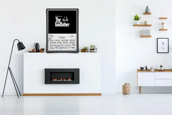 The Godfather Signed Poster with COA