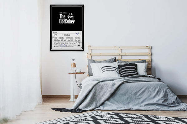 The Godfather Signed Poster with COA