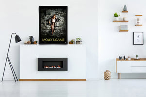 Molly's Game Signed Poster with COA