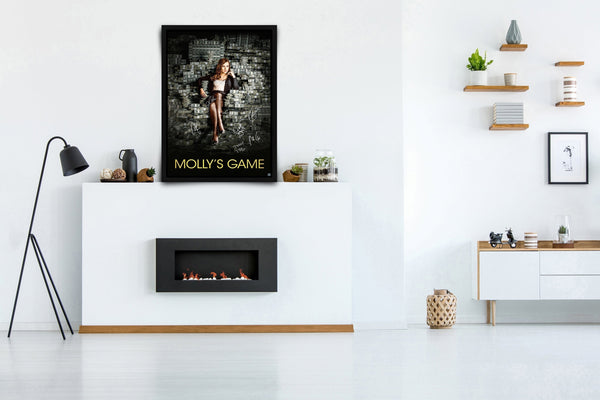 Molly's Game Signed Poster with COA
