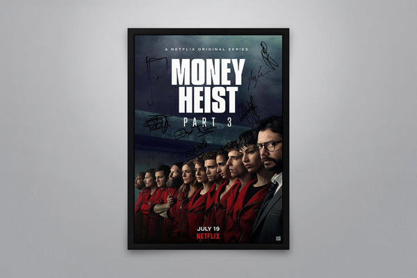 Money Heist Signed Poster with COA