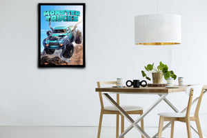 Monster Trucks Signed Poster with COA