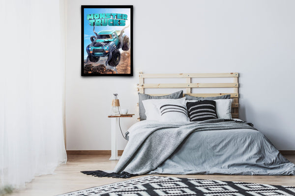 Monster Trucks Signed Poster with COA